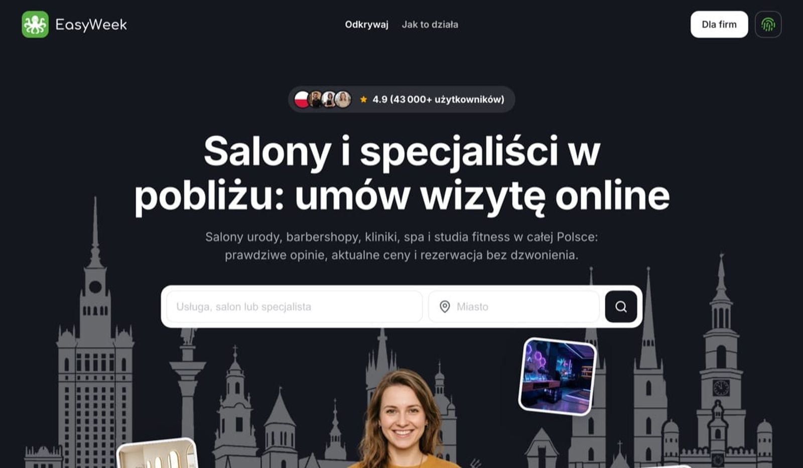 Strona główna katalogu EasyWeek w Polsce
